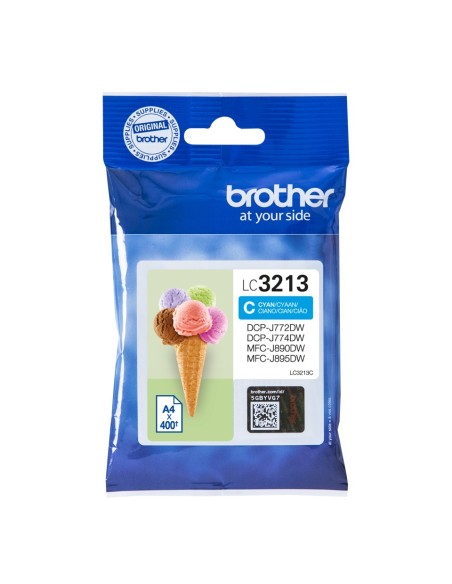 Brother LC-3213C cartuccia d'inchiostro Originale Resa elevata (XL) Ciano