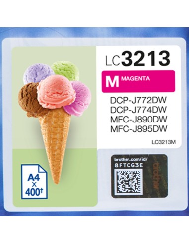Brother LC-3213M cartuccia d'inchiostro Originale Resa elevata (XL) Magenta