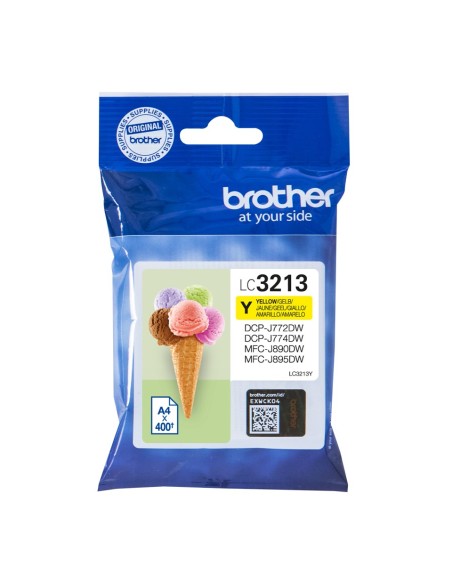 Brother LC-3213Y cartuccia d'inchiostro Originale Resa elevata (XL) Giallo