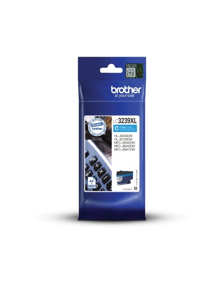 Brother LC-3239XLC cartuccia d'inchiostro 1 pz Originale Resa elevata (XL) Ciano