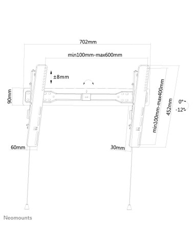 Neomounts by Newstar Supporto a parete per TV