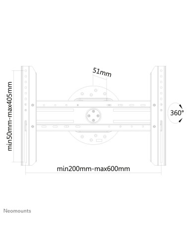 Neomounts by Newstar Supporto a parete per TV