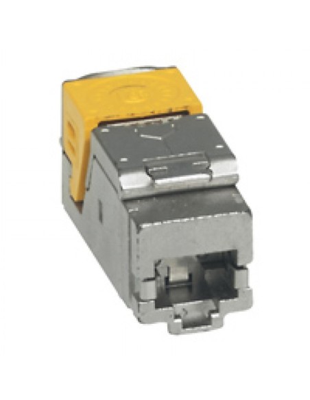 Legrand 0 337 73 cavo di collegamento RJ-45 Grigio, Giallo