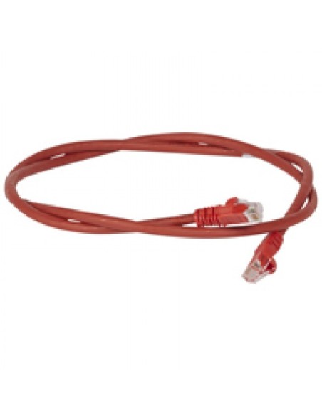 Legrand 0 518 62 cavo di rete Rosso 1 m Cat6 U UTP (UTP)