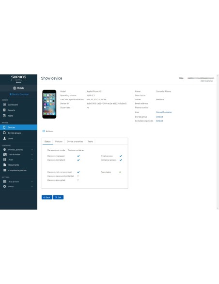 Sophos Mobile Advanced Governativa (GOV) Rinnovo