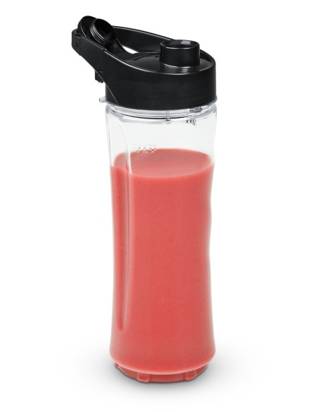 MEDION MD16044 0,5 L Frullatore da tavolo 300 W Nero, Acciaio inossidabile