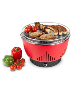MEDION MD 17700 Barbecue Da tavolo Antracite Nero, Rosso 2