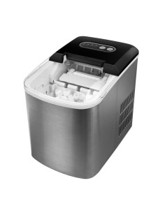 MEDION MD 17739 Macchina per la produzione di cubetti di ghiaccio integrata indipendente 12 kg 24h 120 W Acciaio inossidabile,