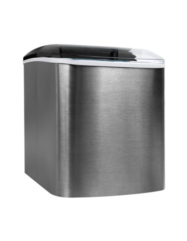 MEDION MD 17739 Macchina per la produzione di cubetti di ghiaccio integrata indipendente 12 kg 24h 120 W Acciaio inossidabile,