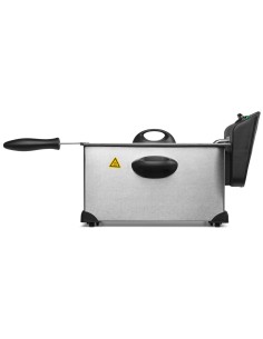 MEDION MD 18084 Singolo 3 L Indipendente 2000 W Friggitrice Nero, Acciaio inossidabile