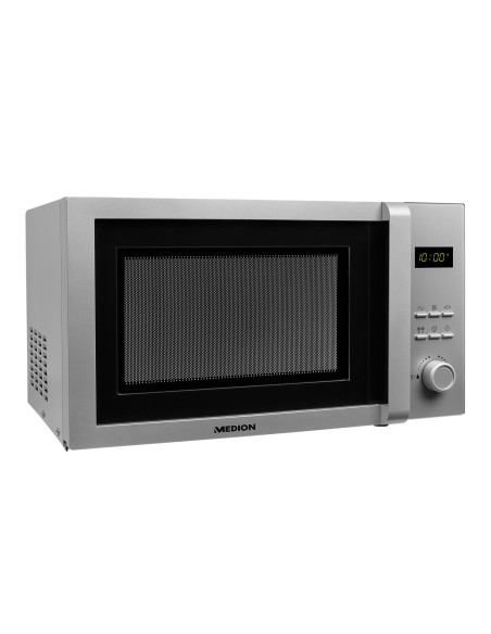 MEDION MD 18689 Superficie piana Microonde con grill 23 L 800 W Argento
