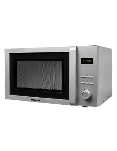 MEDION MD 18689 Superficie piana Microonde con grill 23 L 800 W Argento