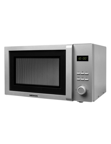 MEDION MD 18689 Superficie piana Microonde con grill 23 L 800 W Argento