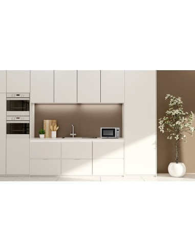 MEDION MD 18689 Superficie piana Microonde con grill 23 L 800 W Argento
