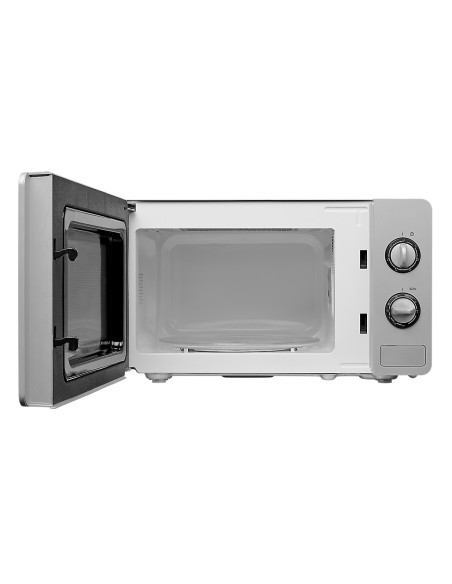 MEDION MD 18691 Superficie piana Microonde con grill 20 L 700 W Nero, Argento