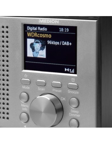 MEDION P66099 Personale Analogico e digitale Grigio, Argento
