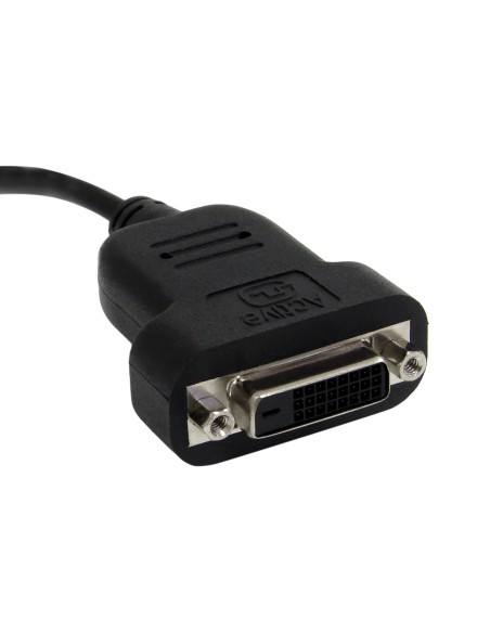 StarTech.com Adattatore Mini DisplayPort a DVI Attivo 1080p Single-Link - Convertitore Mini DP a DVI-D Certificato VESA -