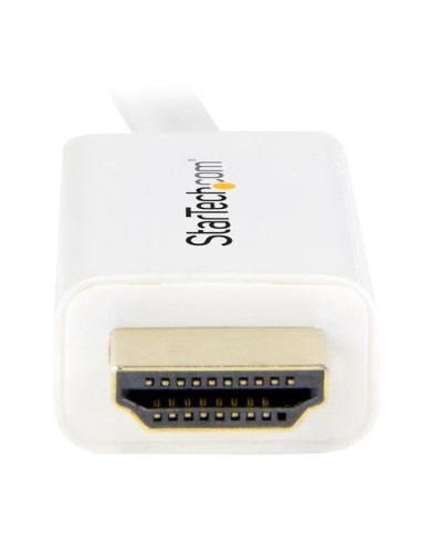 StarTech.com Cavo convertitore adattatore Mini DisplayPort a HDMI - mDP a HDMI da 1m - 4K bianco