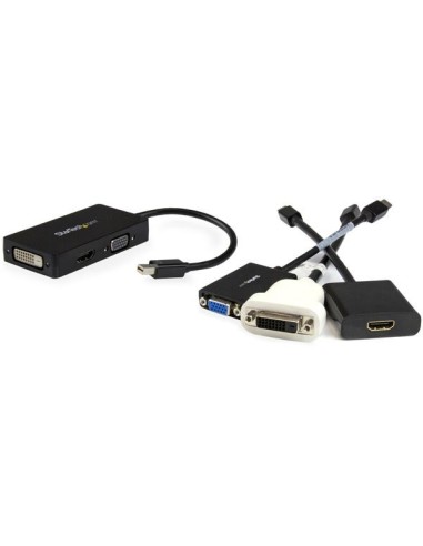 StarTech.com Adattatore Mini DisplayPort da viaggio VGA DVI HDMI - Convertitore mDP 3 in 1