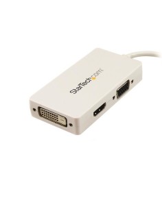 StarTech.com Adattatore Mini DisplayPort a HDMI, DVI & VGA - Convertitore mDP per macbook 3 in 1 - bianco 2