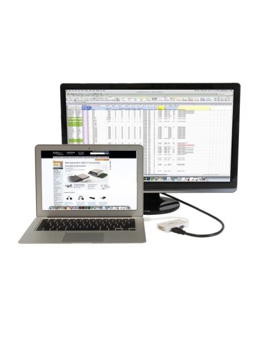 StarTech.com Adattatore Mini DisplayPort a HDMI, DVI & VGA - Convertitore mDP per macbook 3 in 1 - bianco