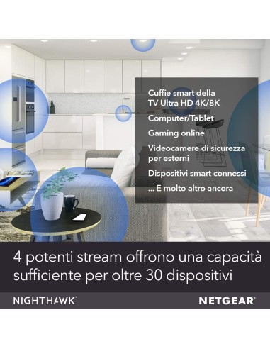 NETGEAR MK63 Ripetitore di rete Nero 10, 100, 1000 Mbit s
