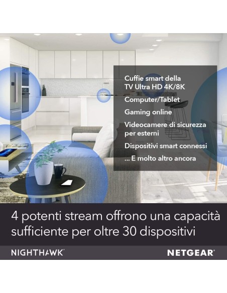 NETGEAR MK63 Ripetitore di rete Nero 10, 100, 1000 Mbit s