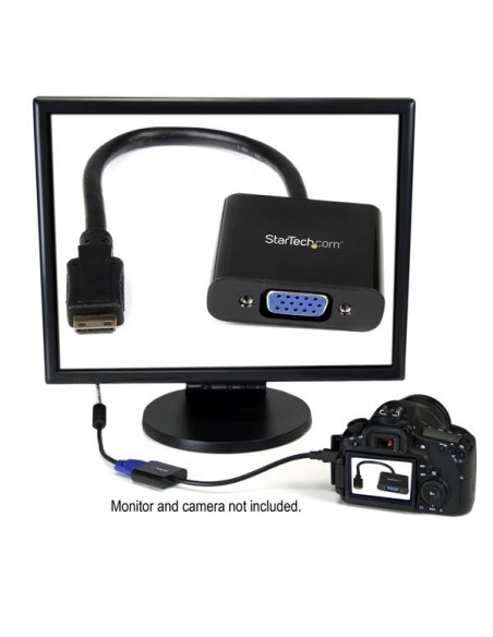 StarTech.com Adattatore convertitore Mini HDMI a VGA per fotocamere videocamere digitali - 1920x1080
