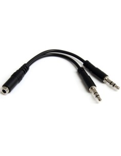 StarTech.com Adattatore splitter cuffie a 4 pin da 3,5 mm a 2x 3,5 mm a 3 pin - F M