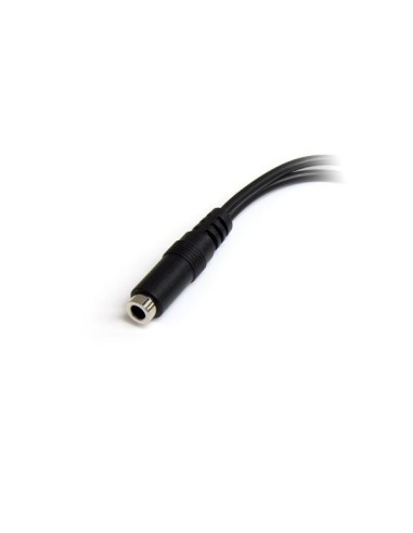 StarTech.com Adattatore splitter cuffie a 4 pin da 3,5 mm a 2x 3,5 mm a 3 pin - F M