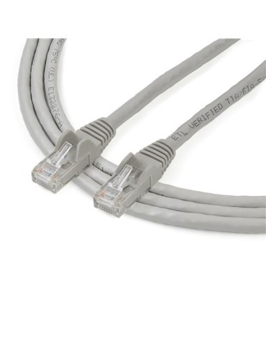 StarTech.com Cavo di rete Cat 6 - Cavo Patch Ethernet Gigabit grigio antigroviglio da 2m