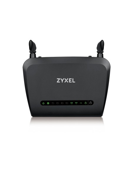 Zyxel NBG6515 router wireless Gigabit Ethernet Dual-band (2.4 GHz 5 GHz) 4G Nero