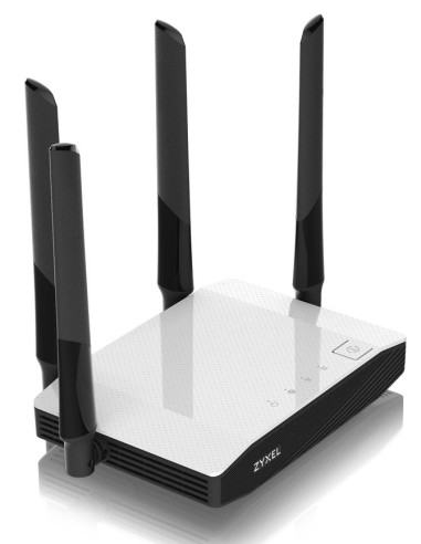 Zyxel NBG6604 router wireless Fast Ethernet Dual-band (2.4 GHz 5 GHz) 4G Nero, Bianco