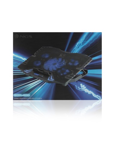 NGS GCX-400 base di raffreddamento per notebook 43,2 cm (17") 2500 Giri min Nero