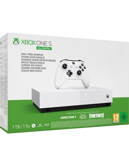 Microsoft Xbox One S All-Digital Edition 1000 GB Wi-Fi Bianco