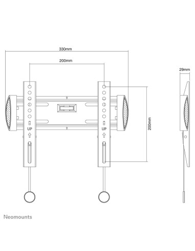 Neomounts by Newstar Select Supporto a parete Neomounts per TV