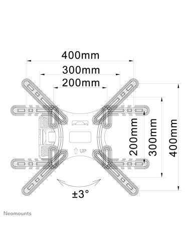 Neomounts by Newstar Select Supporto a parete per TV