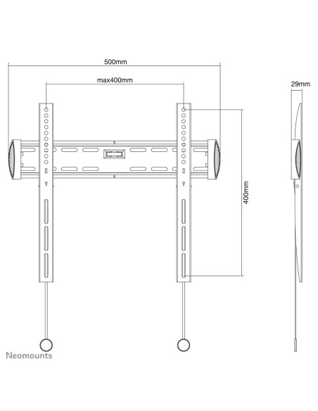 Neomounts by Newstar Select Supporto a parete per TV