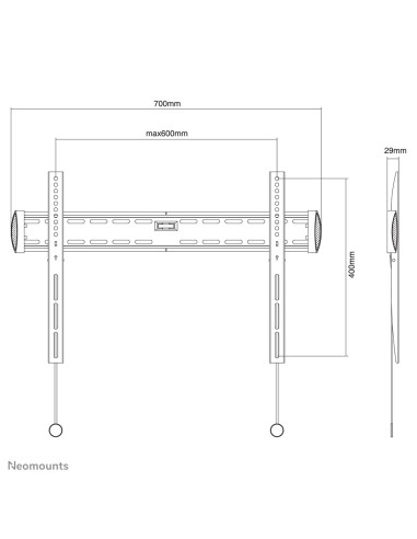 Neomounts by Newstar Select Supporto a parete per TV