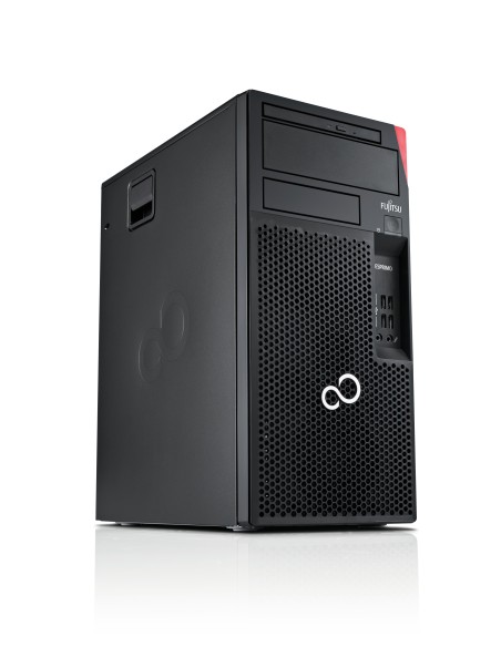 Fujitsu ESPRIMO P558 E85+ DDR4-SDRAM i5-9400 Micro Tower Intel® Core™ i5 8 GB 512 GB SSD Windows 10 Pro PC Nero, Rosso