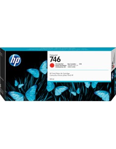 HP Cartuccia di inchiostro rosso cromatico 746 DesignJet da 300 ml