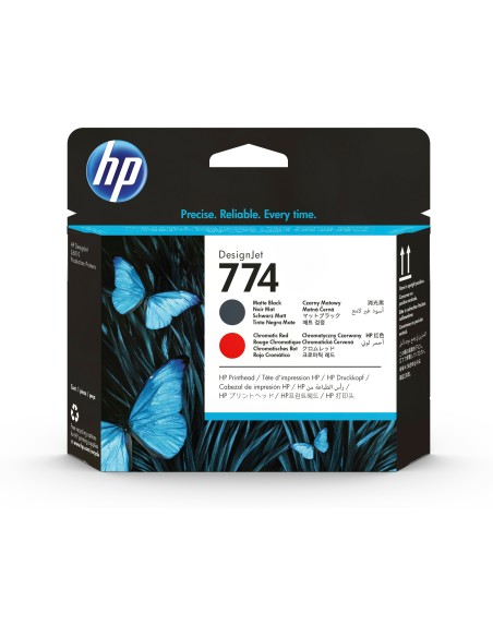 HP Testina di stampa nero opaco rosso cromatico 774 DesignJet