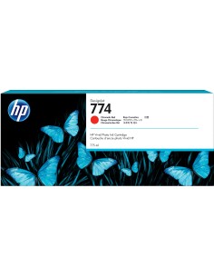 HP Cartuccia di inchiostro rosso cromatico 774 DesignJet da 775 ml