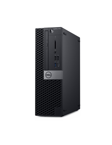 DELL OptiPlex 7070 DDR4-SDRAM i7-9700 SFF Intel® Core™ i7 8 GB 256 GB SSD Windows 10 Pro PC Nero