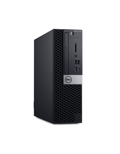 DELL OptiPlex 7070 DDR4-SDRAM i7-9700 SFF Intel® Core™ i7 8 GB 256 GB SSD Windows 10 Pro PC Nero