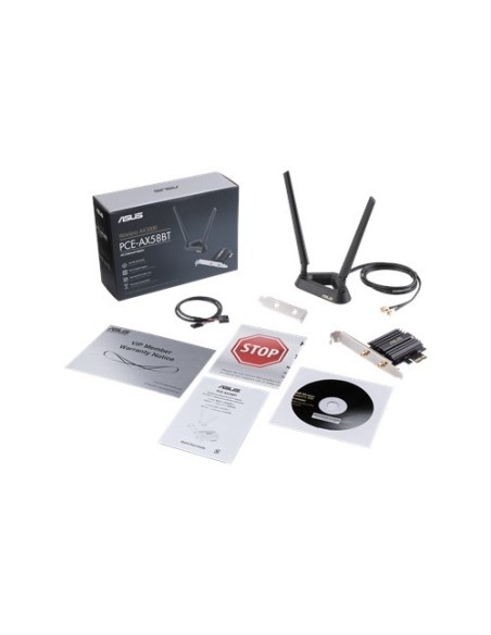 ASUS PCE-AX58BT scheda di rete e adattatore Interno WLAN   Bluetooth 2402 Mbit s