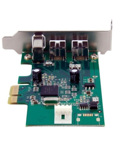 StarTech.com Scheda adattatore PCI Express FireWire 2b 1a 1394 a basso profilo - 3 porte