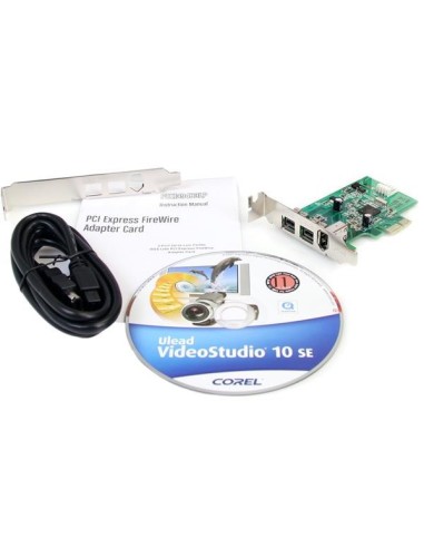 StarTech.com Scheda adattatore PCI Express FireWire 2b 1a 1394 a basso profilo - 3 porte