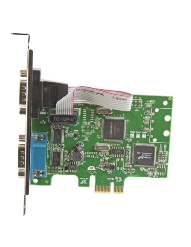 StarTech.com Scheda Seriale PCI Express da 2 porte DB9 con UART 16C1050 - RS232