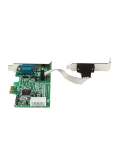 StarTech.com Scheda PCI Express seriale nativa basso profilo a 2 porte RS-232 con 16550 UART